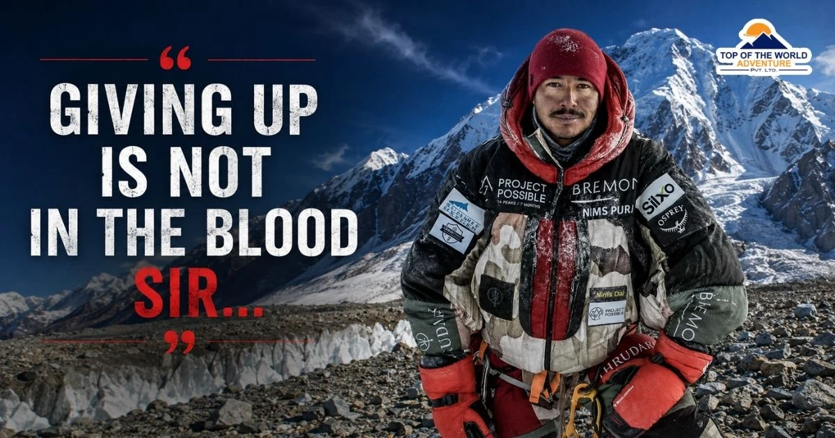 Nirmal “Nims” Purja: A Life Beyond Limits